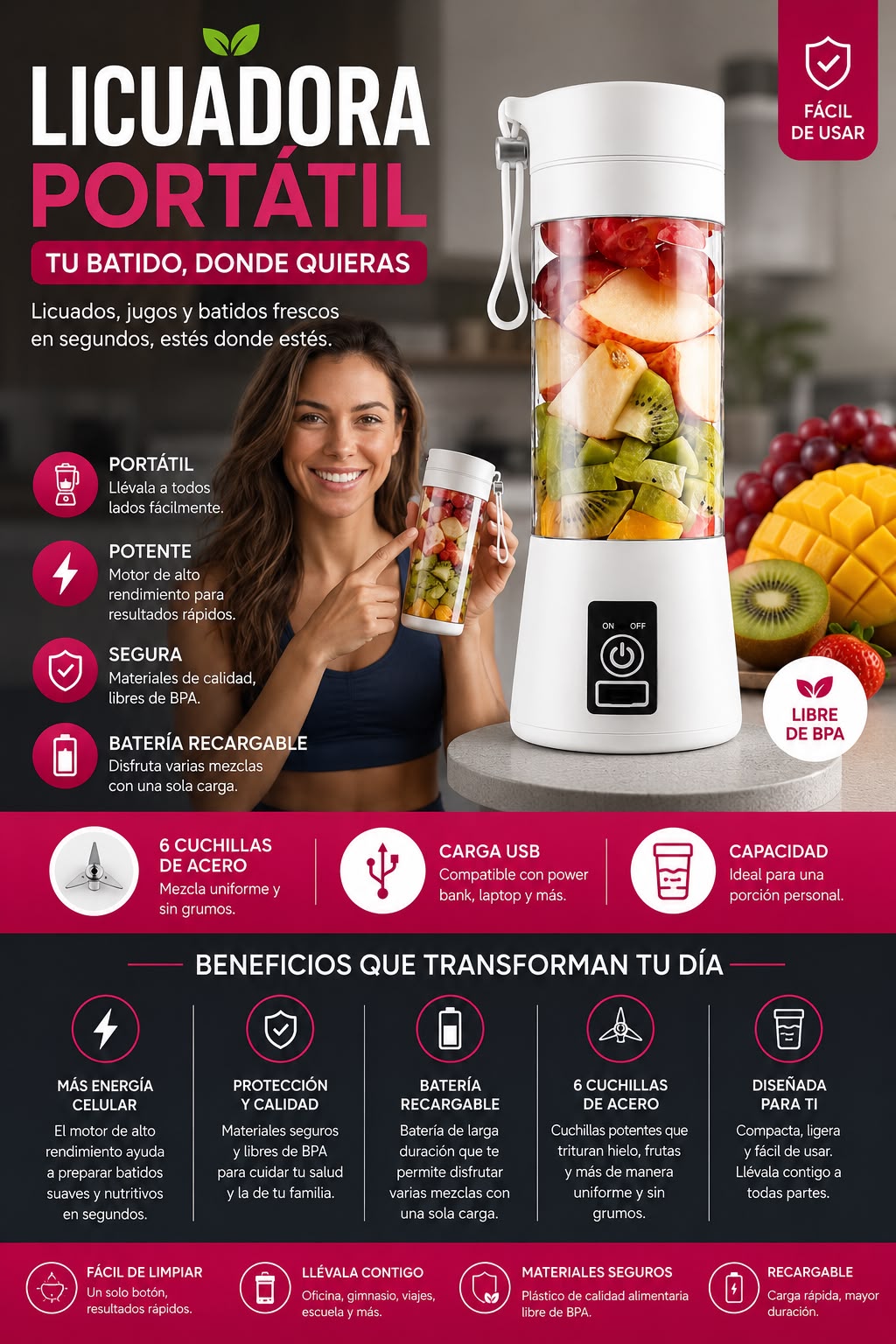 LICUADORA PORTATIL